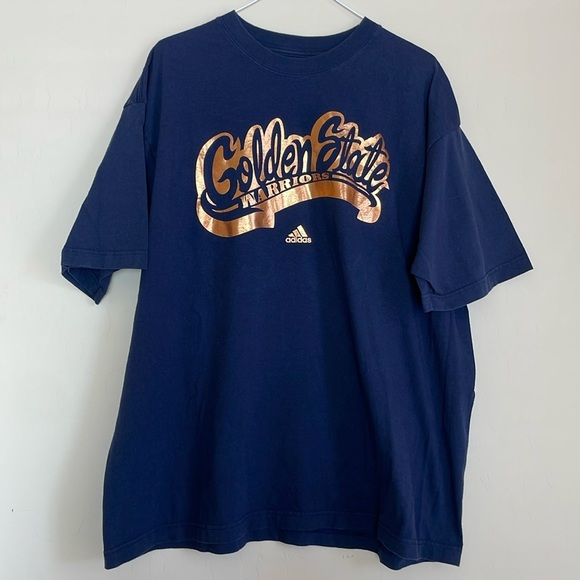 adidas Tops - Adidas Golden State Warriors Foil Rose Gold Shirt